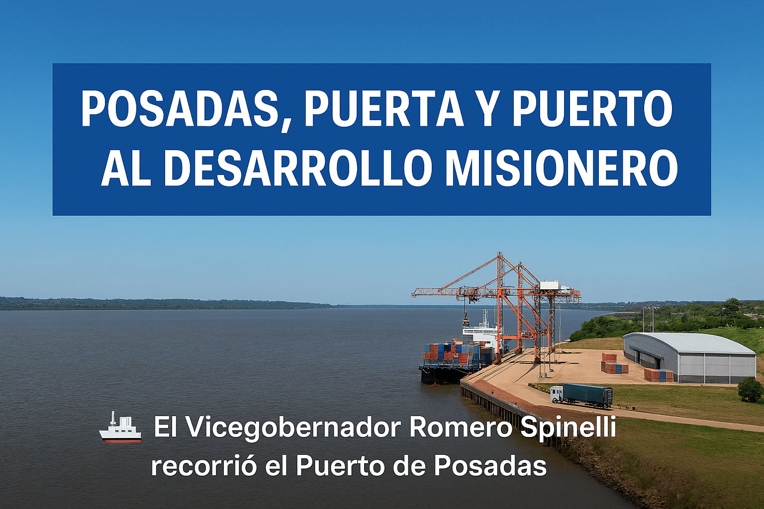 🚢 Posadas: La Puerta y Puerto al Desarrollo Misionero con Conexión Global 🌎