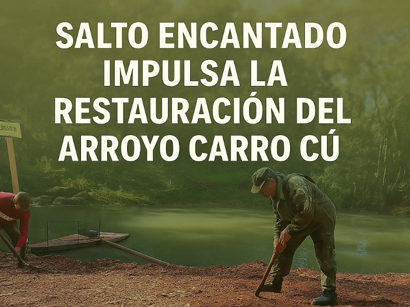 🌿 Restauración Ambiental en Misiones: Jornada Histórica en el Arroyo Carro Cué 🌱