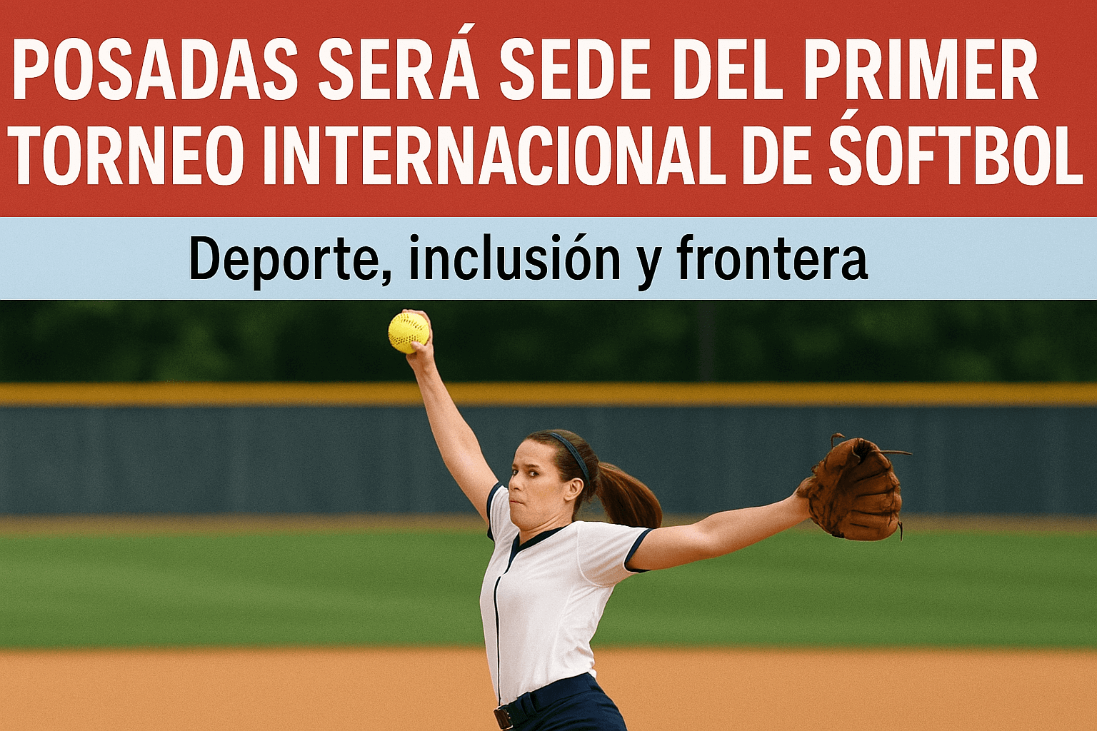 🥎 Posadas será sede del primer torneo internacional de sóftbol: deporte, inclusión y frontera