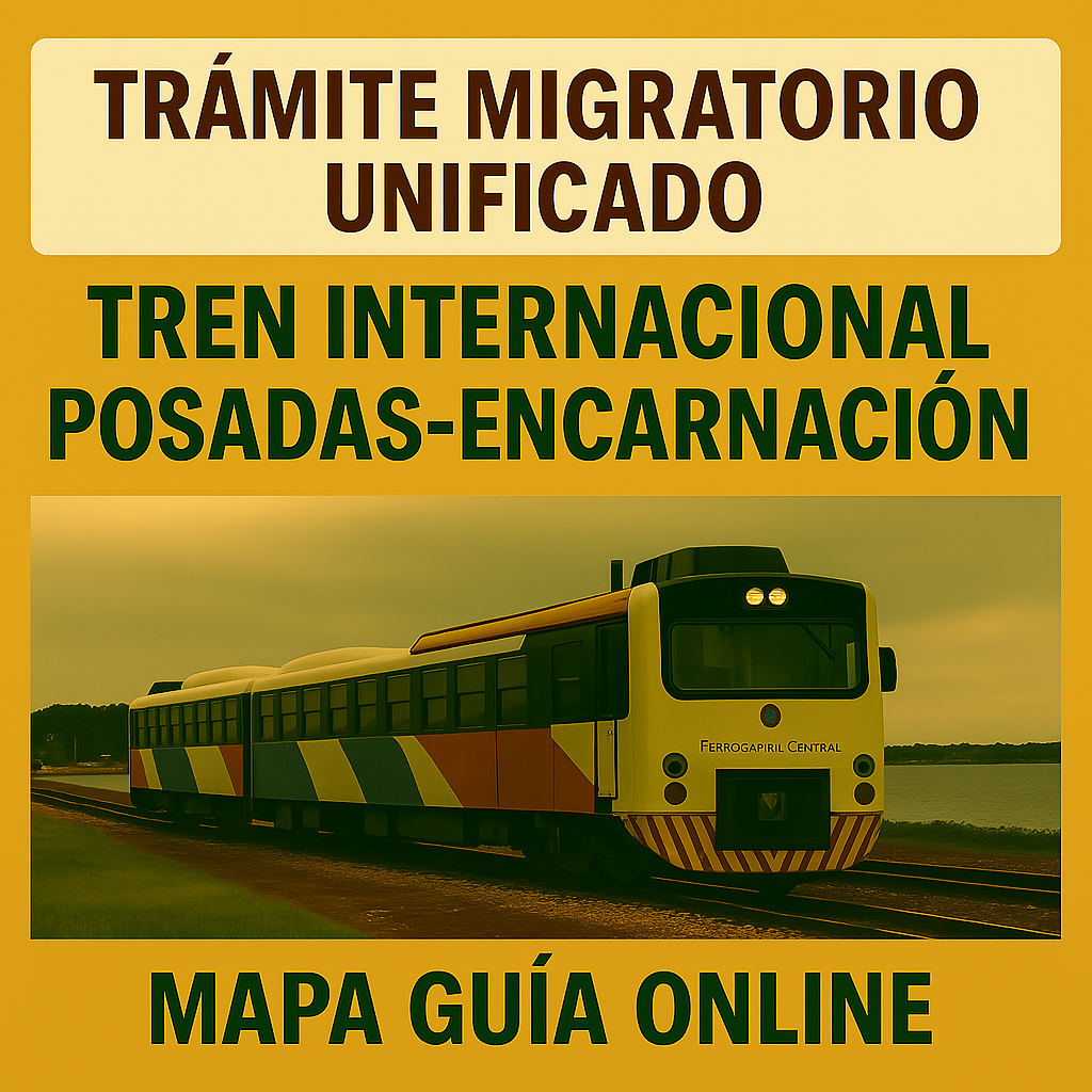 🚂 Nuevo Trámite Migratorio Unificado para el Tren Posadas-Encarnación