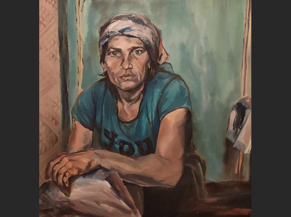 Oleo sobre tela 100 x 100 cm