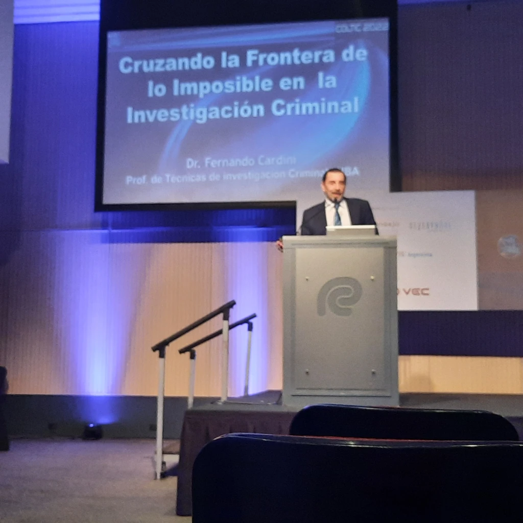 Discurso Dr Cardini sobre Investigación Criminal