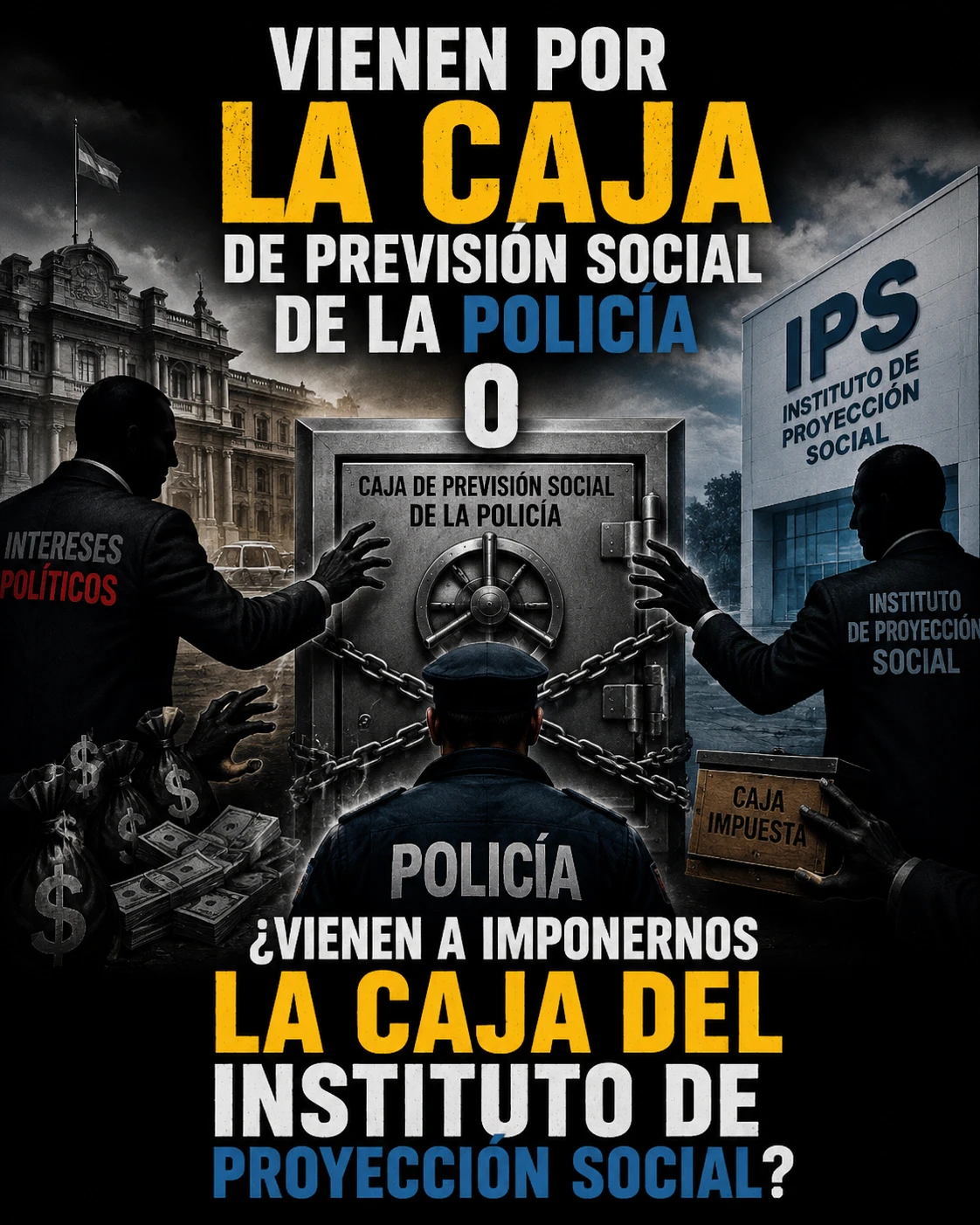 Vienen por lo provisional o vienen por la familia policial?