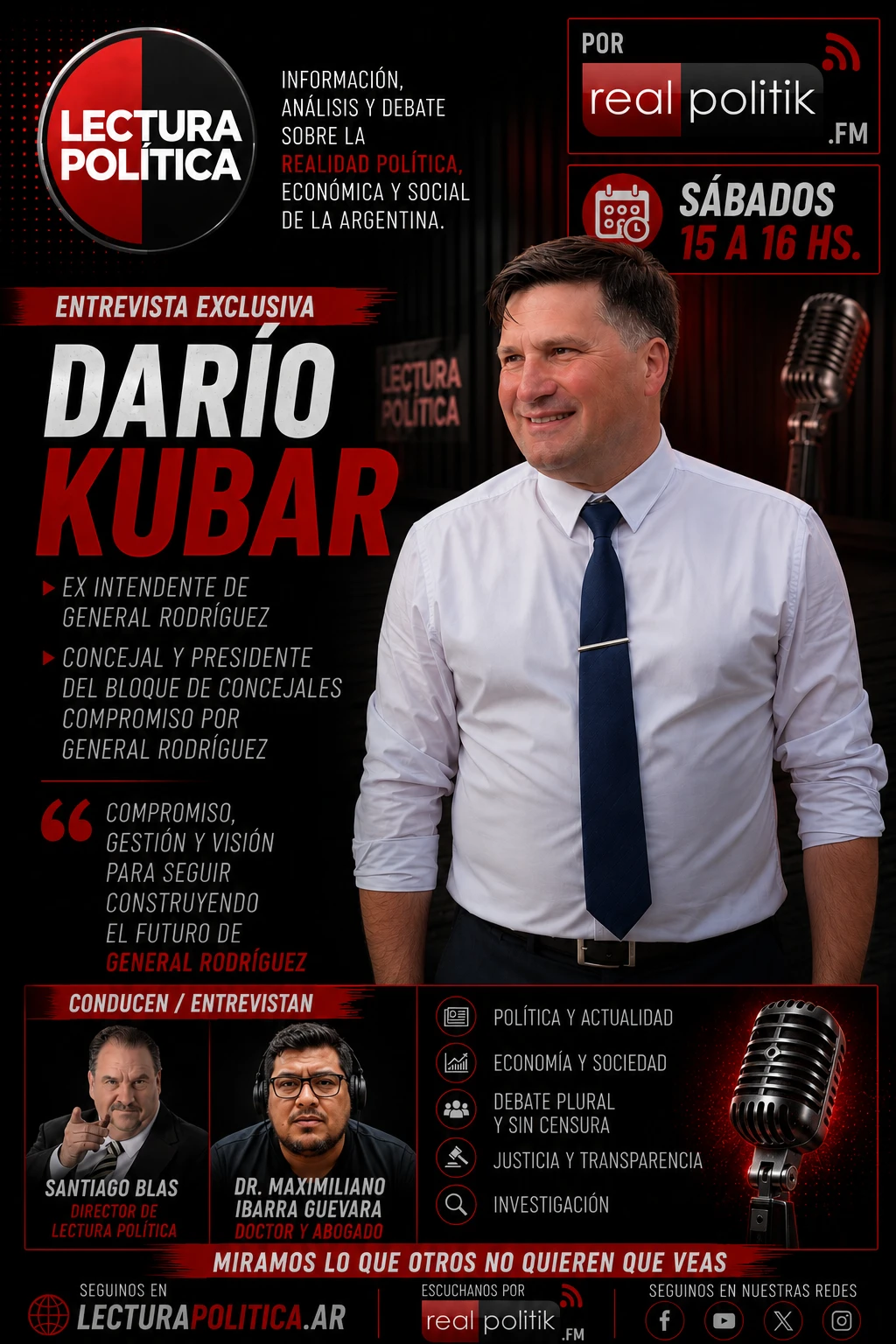 Provincia en crisis: Darío Kubar analiza la seguridad y el futuro de Buenos Aires.