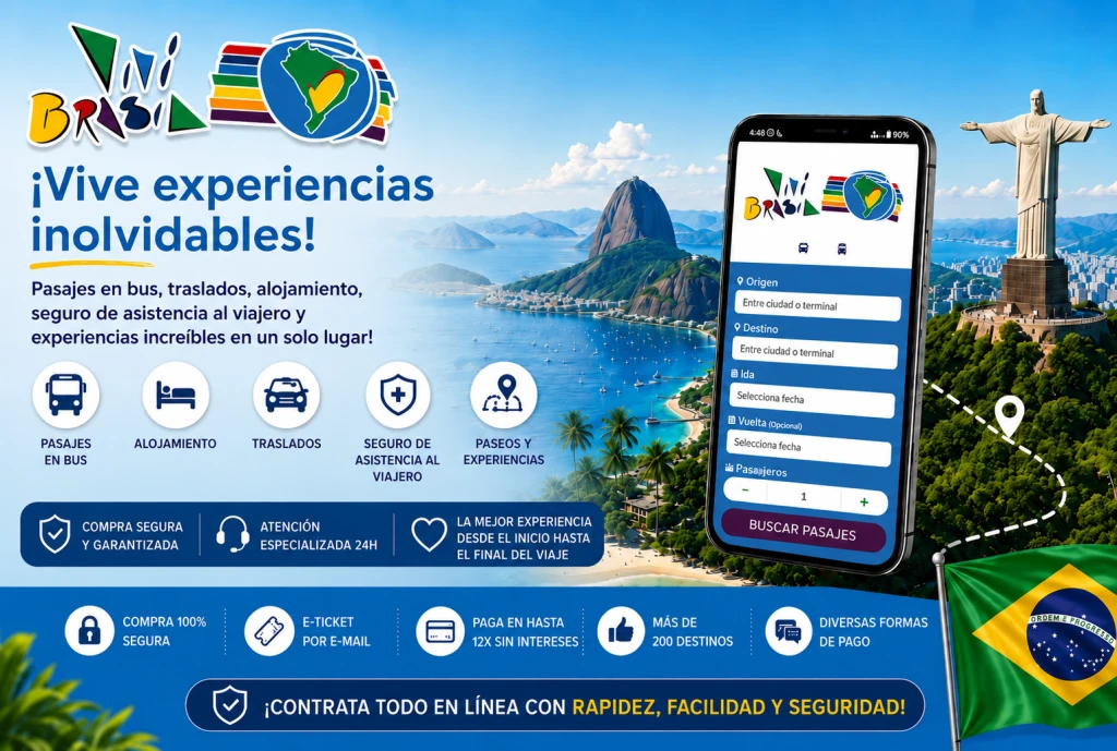 Passeios e atividades no Brasil con Viví Brasil