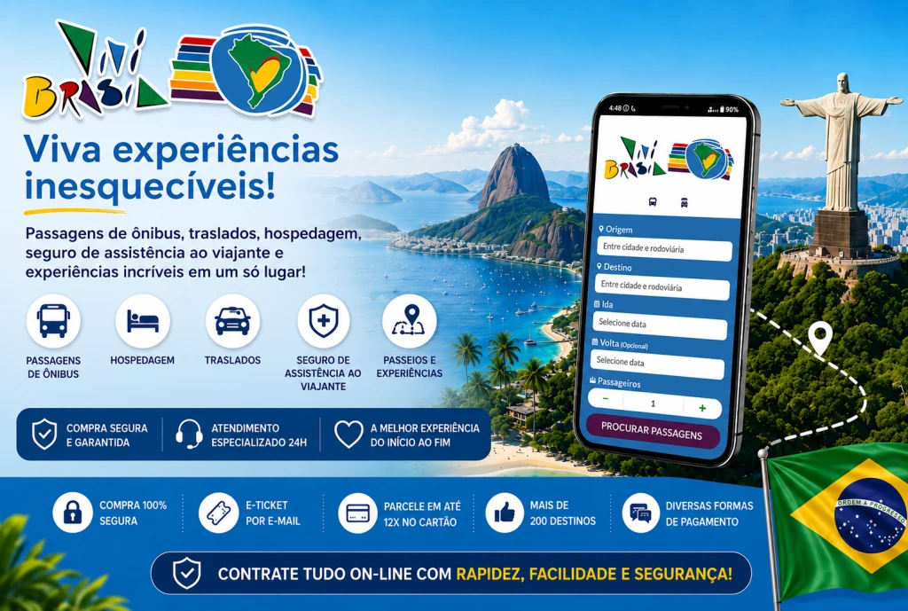 Serviços turísticos da Viví Brasil