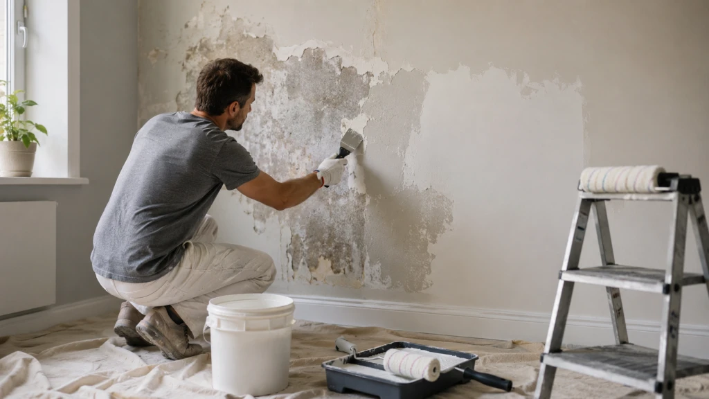 Cómo pintar una pared con humedad