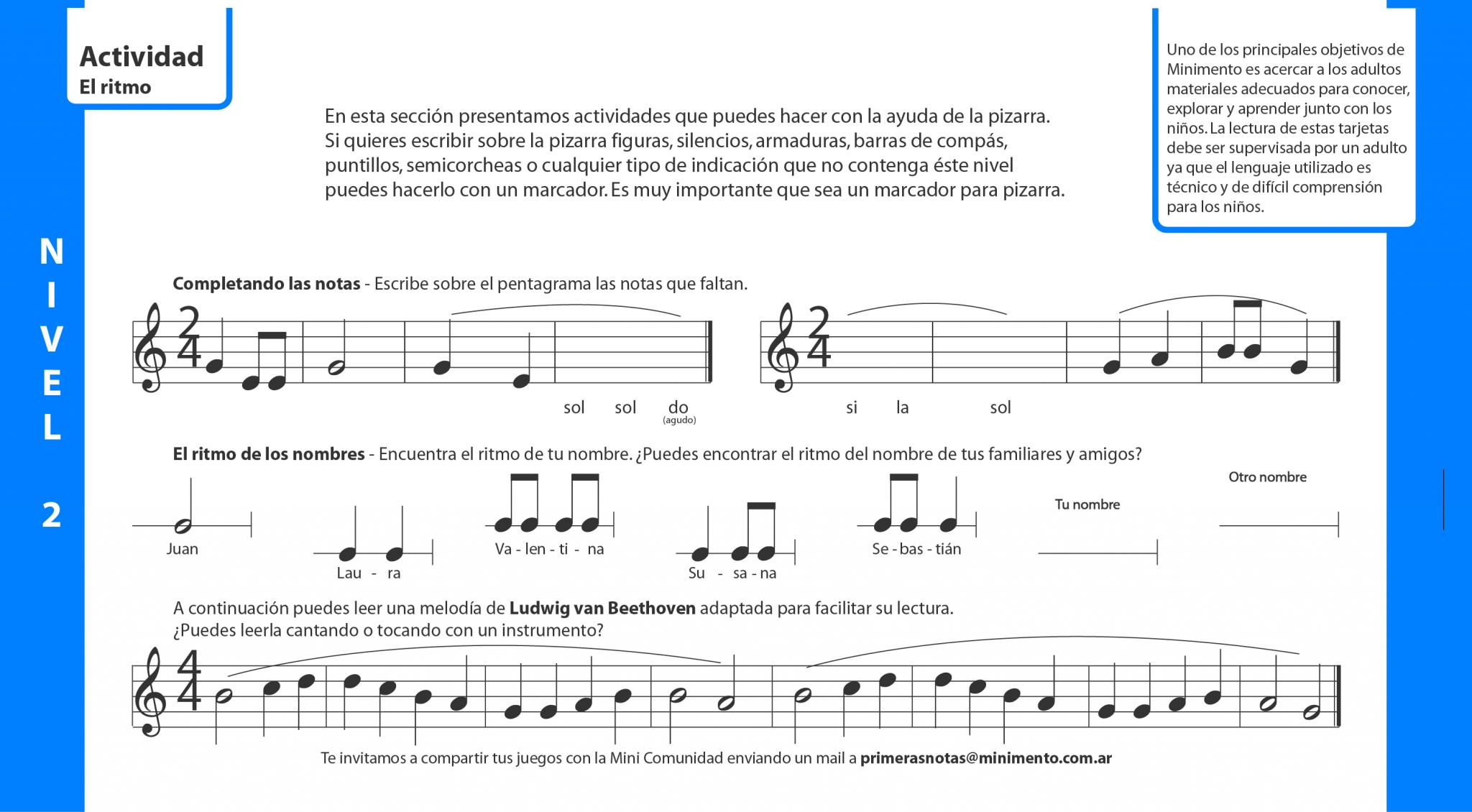 Primeras Notas Nivel 2