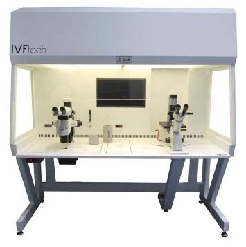 cabina de flujo laminar para fiv