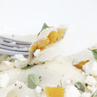 Ricotta Prensada. La Pasta Rellena (receta para 2)