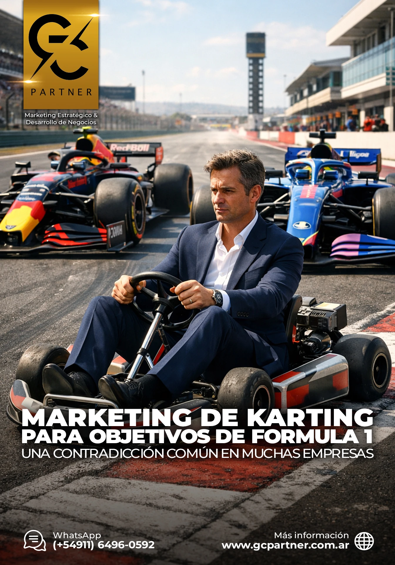 Marketing de karting para objetivos de Formula 1: una contradicción común en muchas empresas