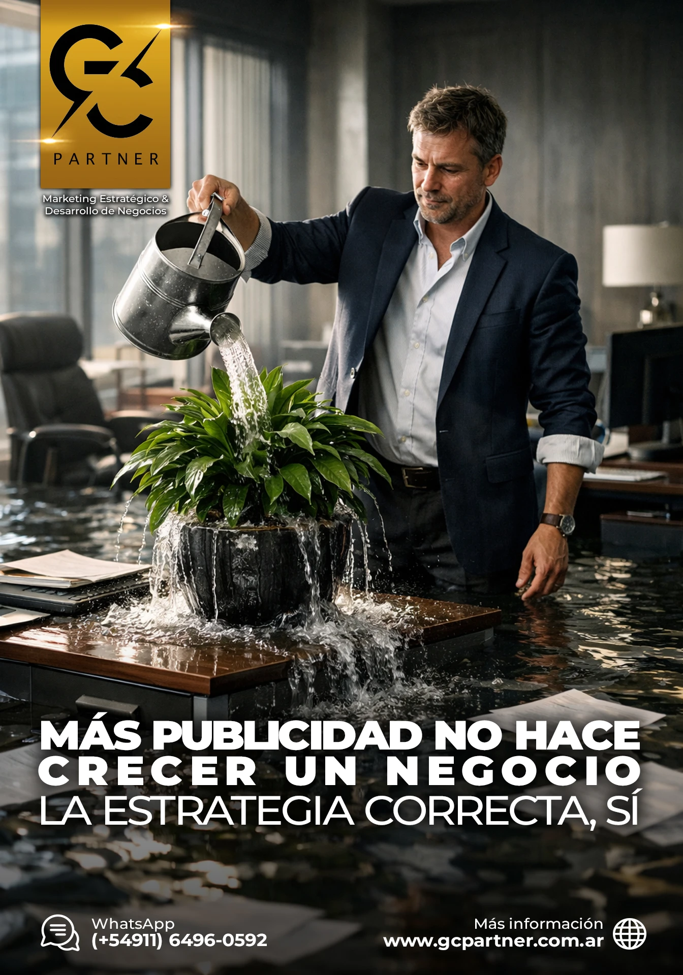 Más publicidad no hace crecer un negocio. La estrategia correcta, sí.