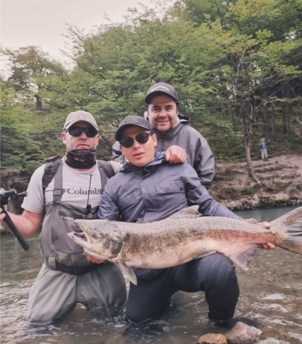 Among friends and salmon