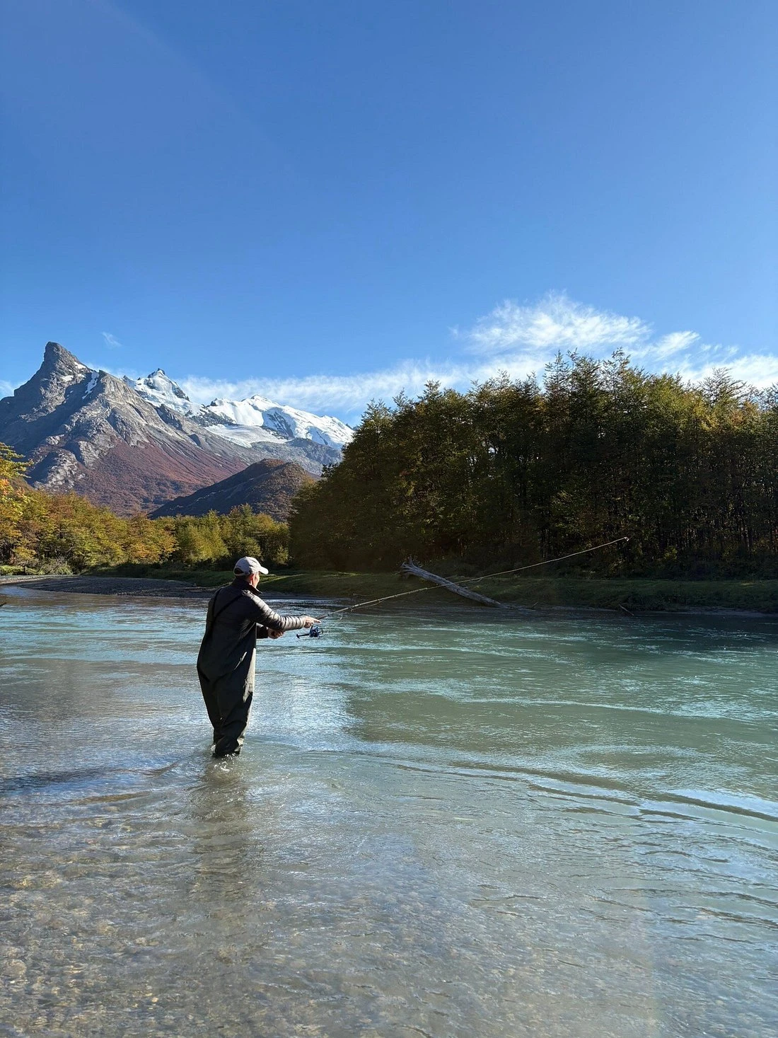 Fly Fishing Among Mountains
