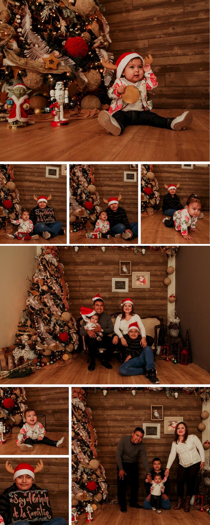 set navideño, set navideño en chihuahua, navidad, familia, fotos divertidas navideñas