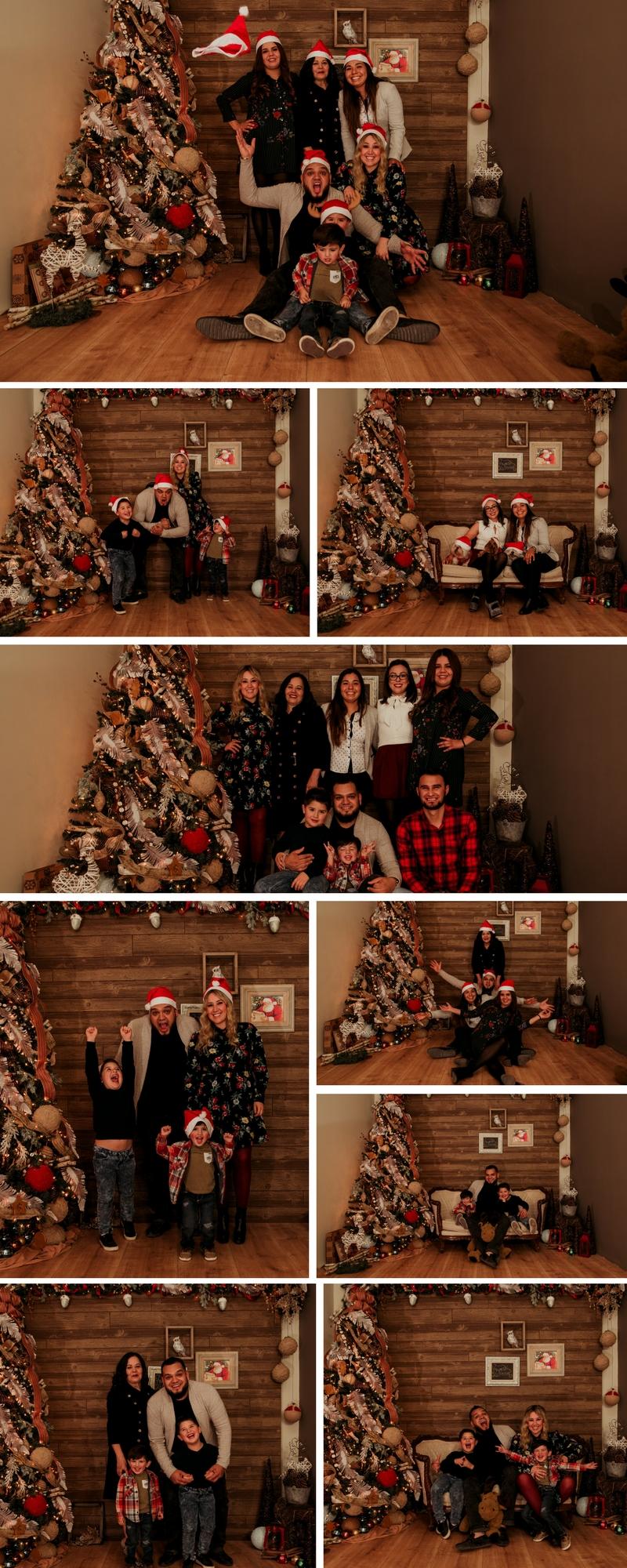 set navideño, set navideño en chihuahua, navidad, familia, fotos divertidas navideñas