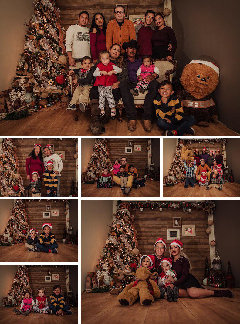 set navideño, set navideño en chihuahua, navidad, familia, fotos divertidas navideñas