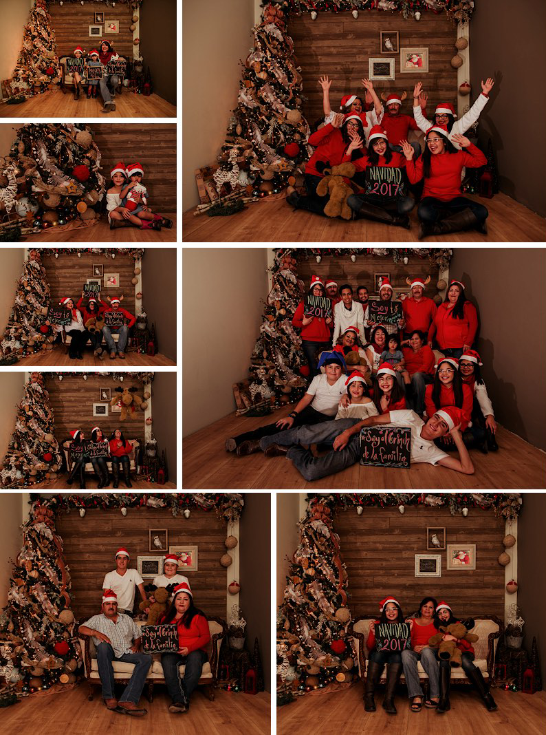 set navideño, set navideño en chihuahua, navidad, familia, fotos divertidas navideñas
