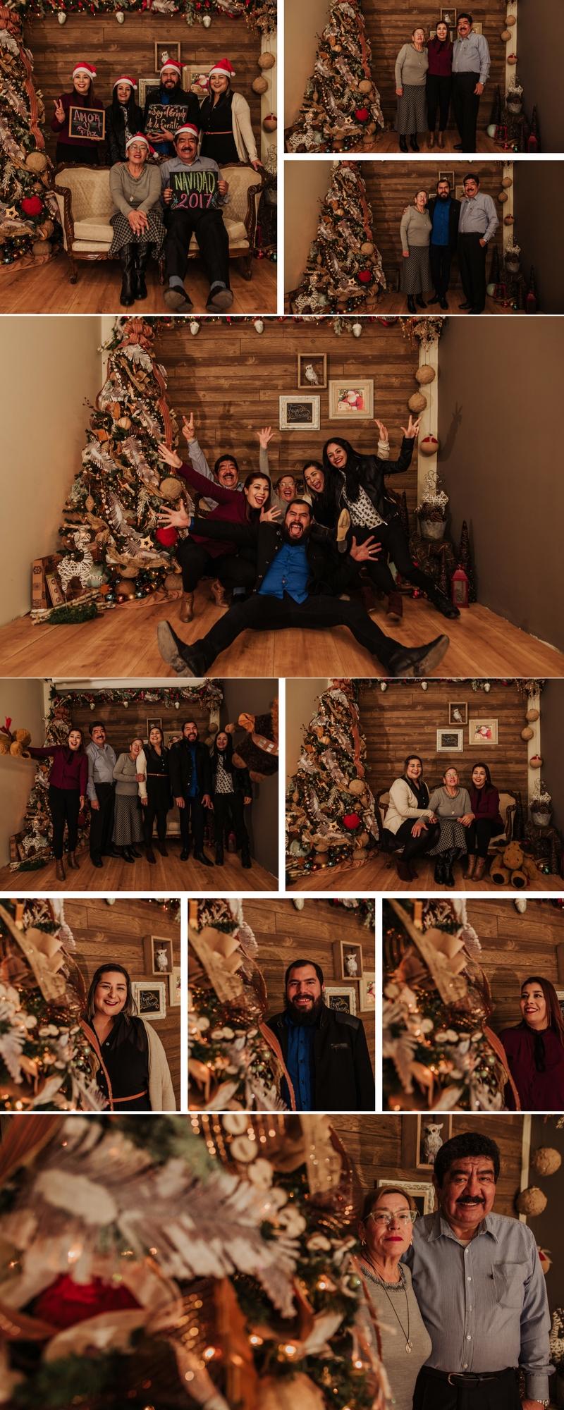 set navideño, set navideño en chihuahua, navidad, familia, fotos divertidas navideñas