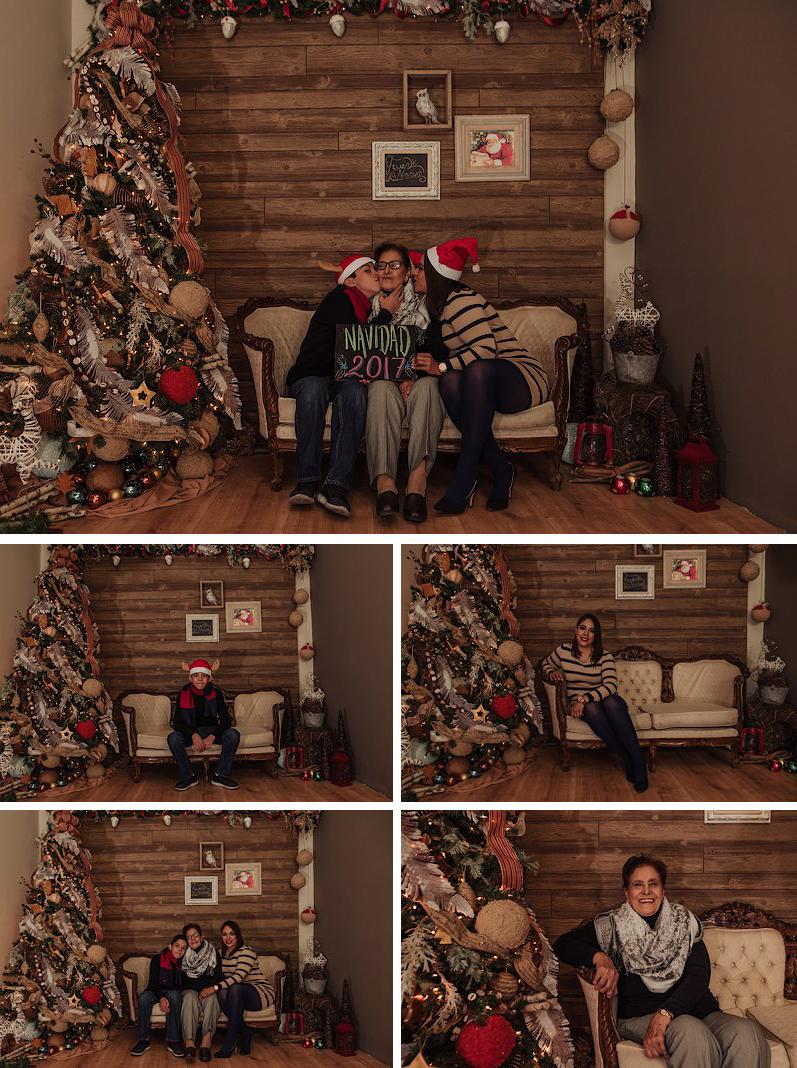 set navideño, set navideño en chihuahua, navidad, familia, fotos divertidas navideñas