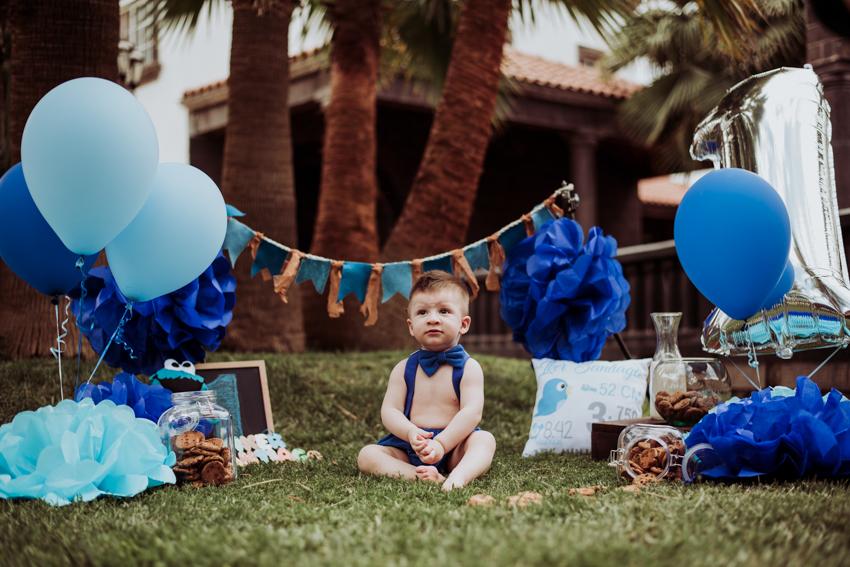 smash cake, pastel come galletas, quinta los monjes, bebe, fotografia de bebes, mac y liz