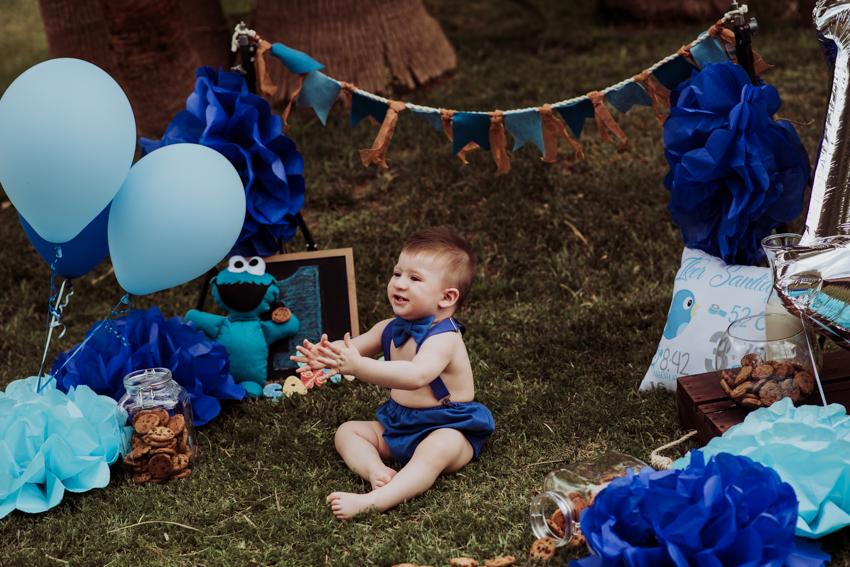 smash cake, pastel come galletas, quinta los monjes, bebe, fotografia de bebes, mac y liz
