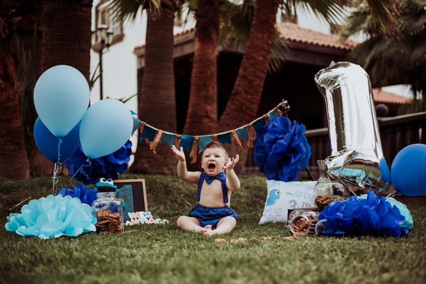 smash cake, pastel come galletas, quinta los monjes, bebe, fotografia de bebes, mac y liz