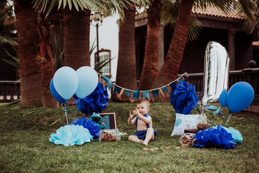 smash cake, pastel come galletas, quinta los monjes, bebe, fotografia de bebes, mac y liz
