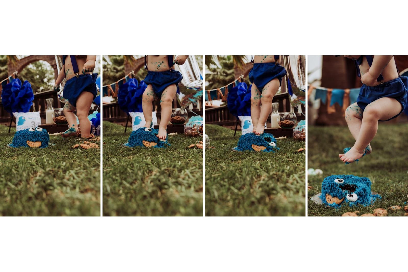 smash cake, pastel come galletas, quinta los monjes, bebe, fotografia de bebes, mac y liz