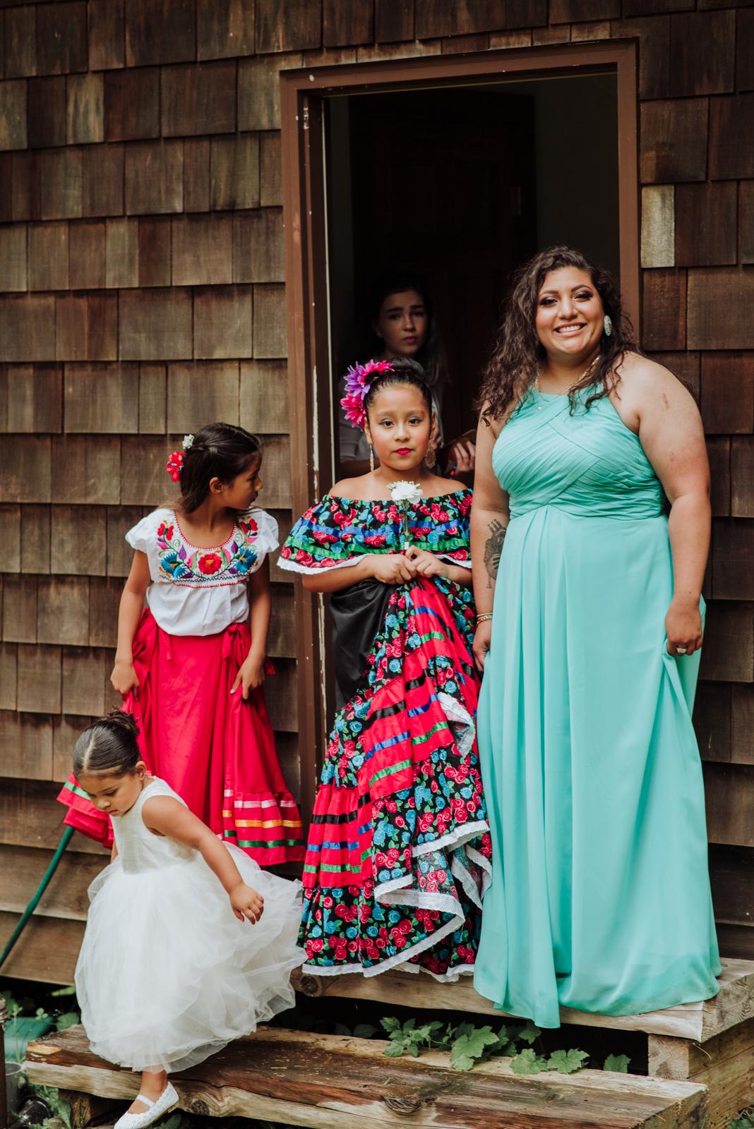 Boda seattle damas bosque