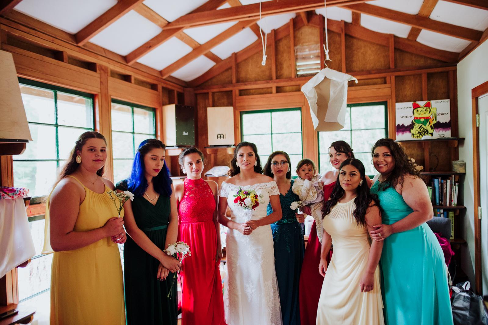 Boda seattle cabaña bosque