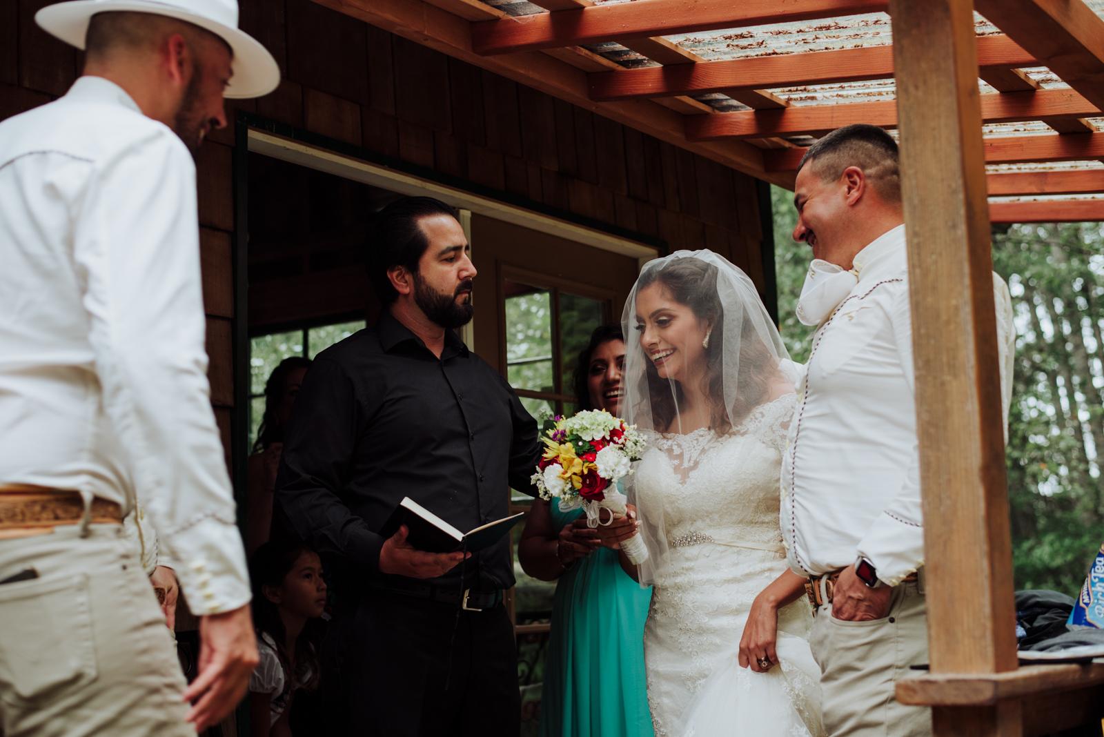 Boda seattle bosque novia