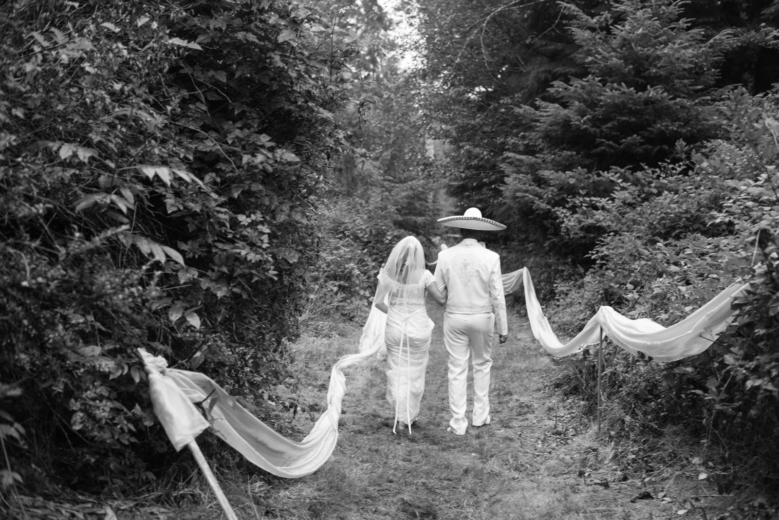 Boda seattle bosque salida novios