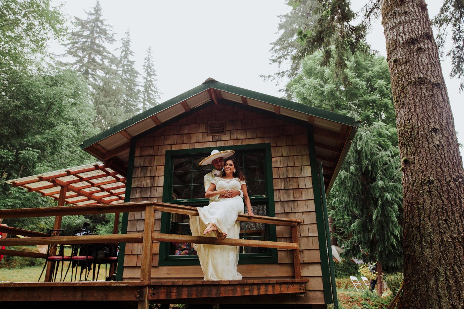 Boda seattle bosque salida novios