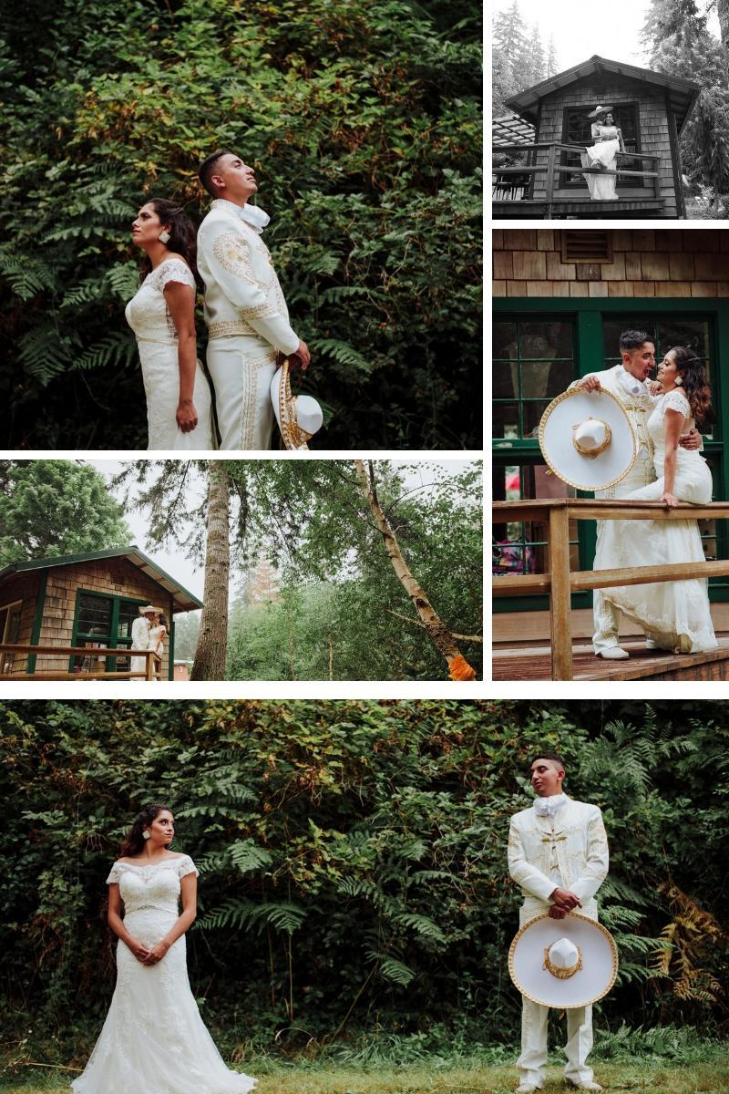 Boda seattle bosque sesion formal 