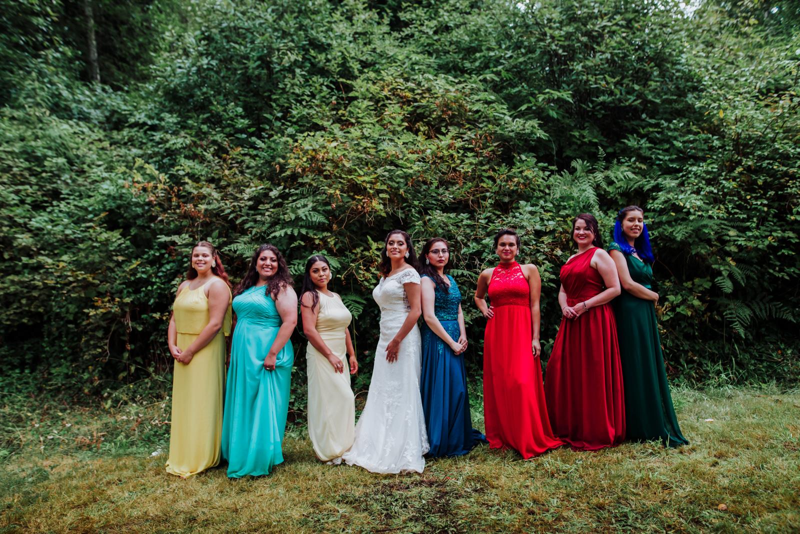Boda seattle bosque fotos damas