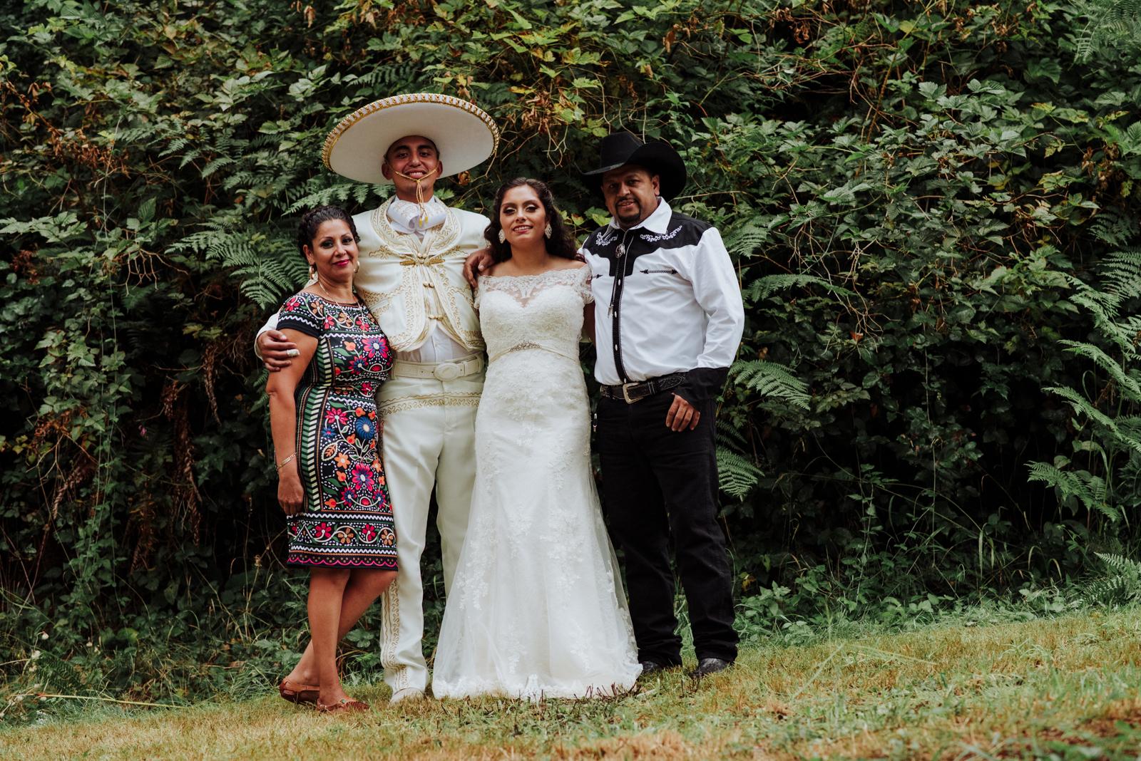 Boda seattle bosque fotos formales