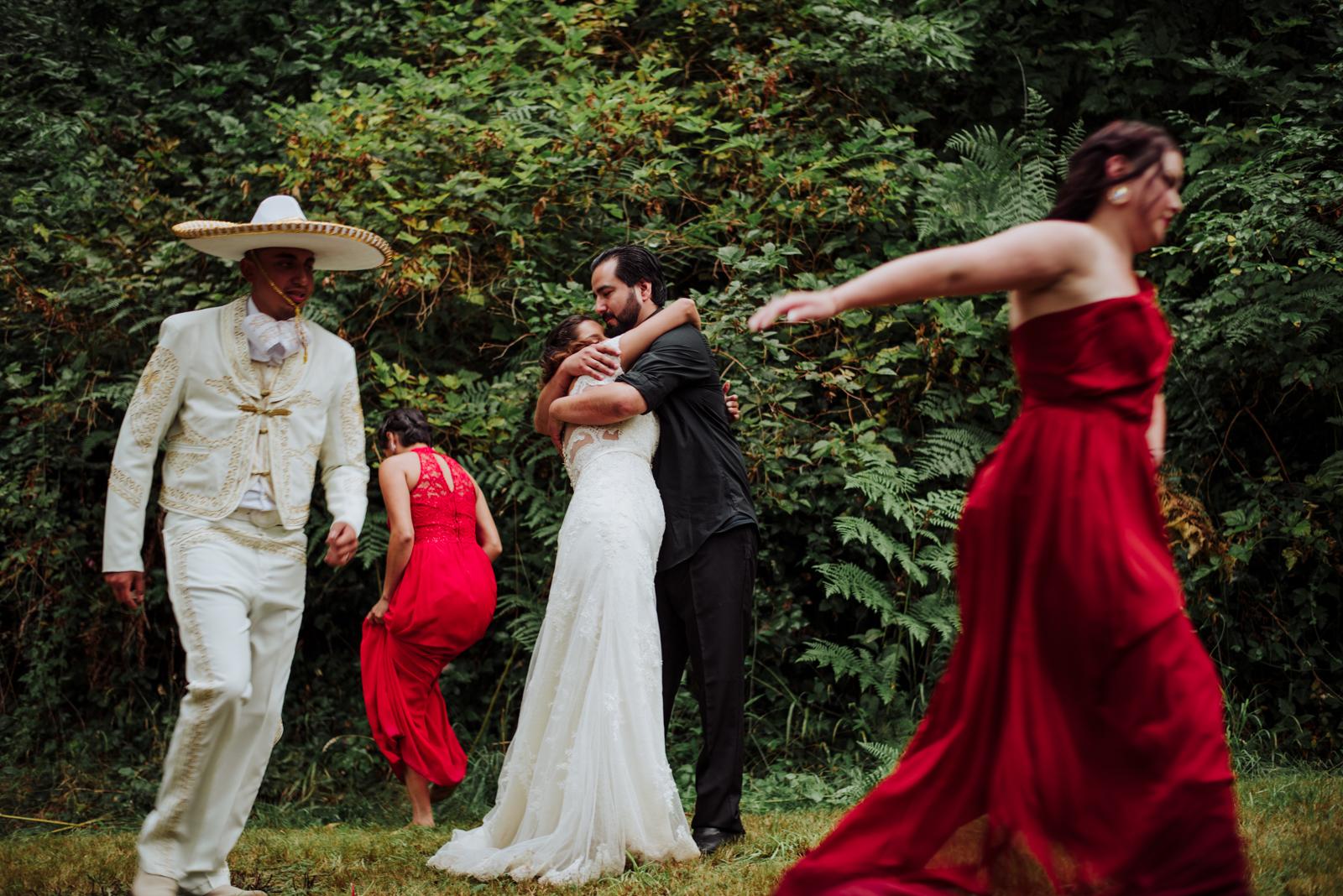 Boda seattle bosque momentos