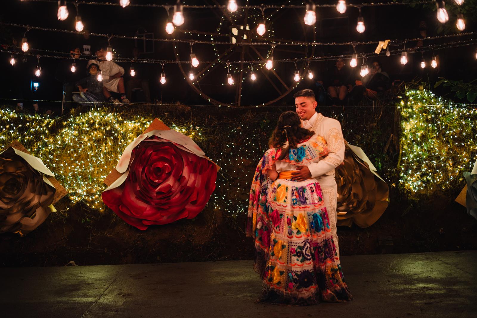 Boda seattle bosque primer baile