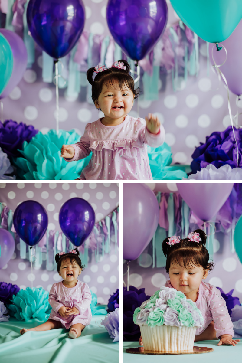 smash cake niña, bebe, primer cumpleaños, 