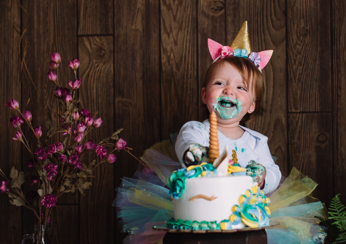 sesion de smash cake,  smash niña, primer cumpleaños