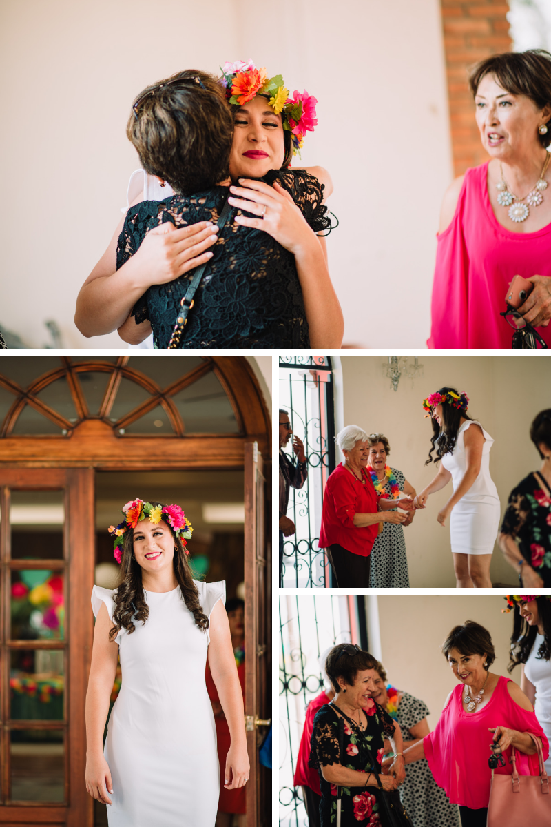 despedida de soltera, fiesta, amigas fotos de damas, bride, detalles, detalles de despedida de soltera, tematica hawai, invitados, momentos