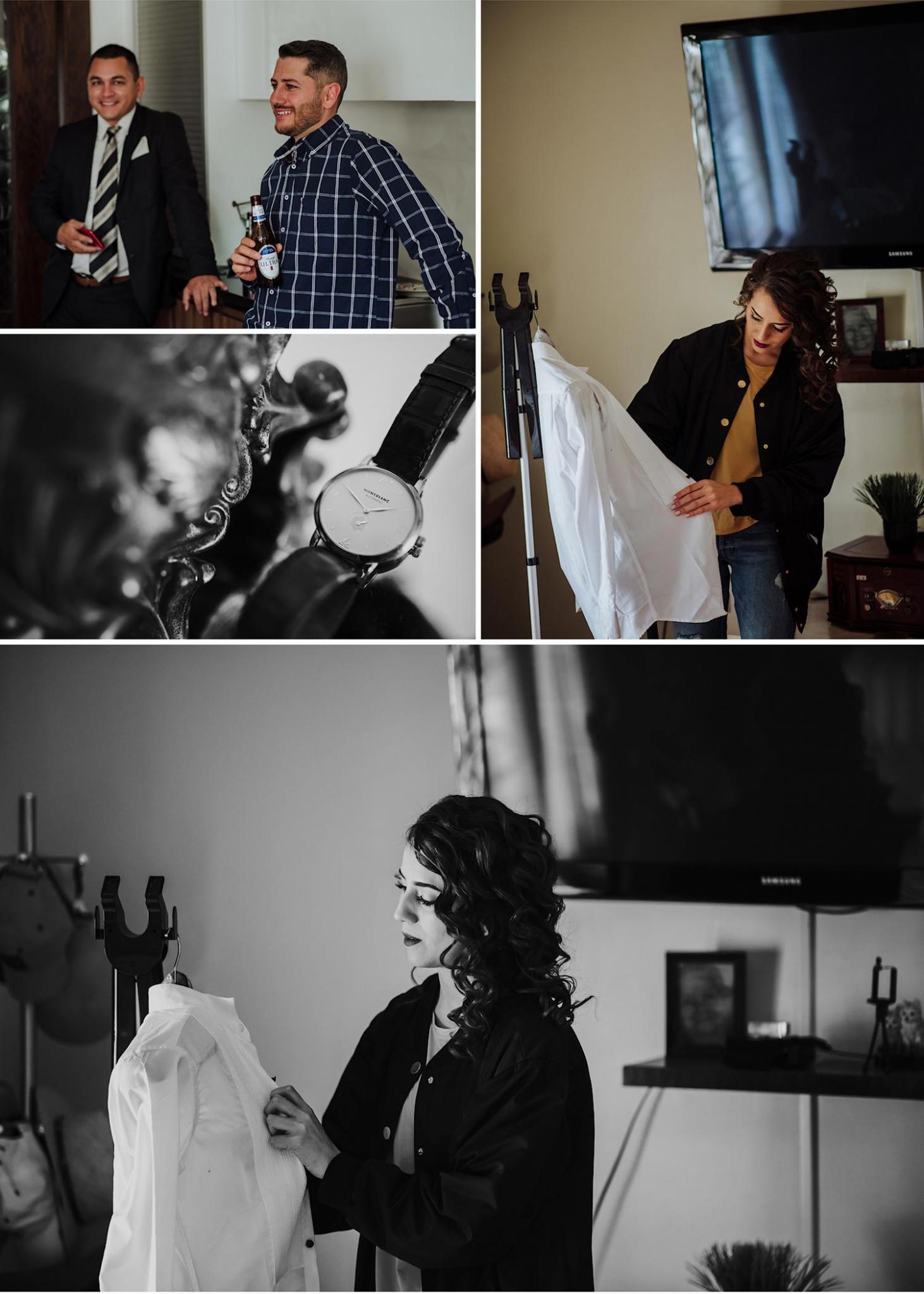 boda, boda en chihuahua, preparacion del novio, getting ready, casa del novio, traje de novio