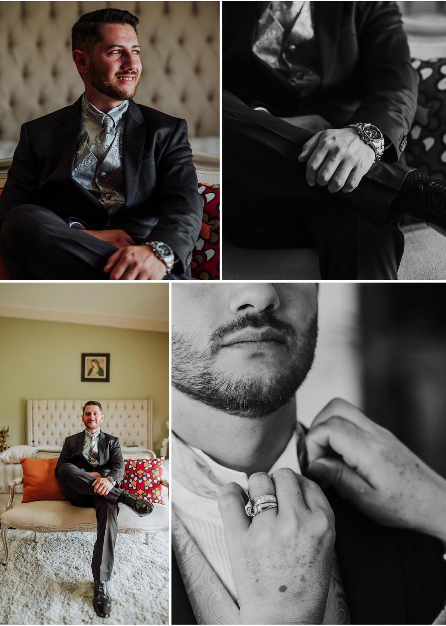 traje de novio, boda, mac y liz, fotografia