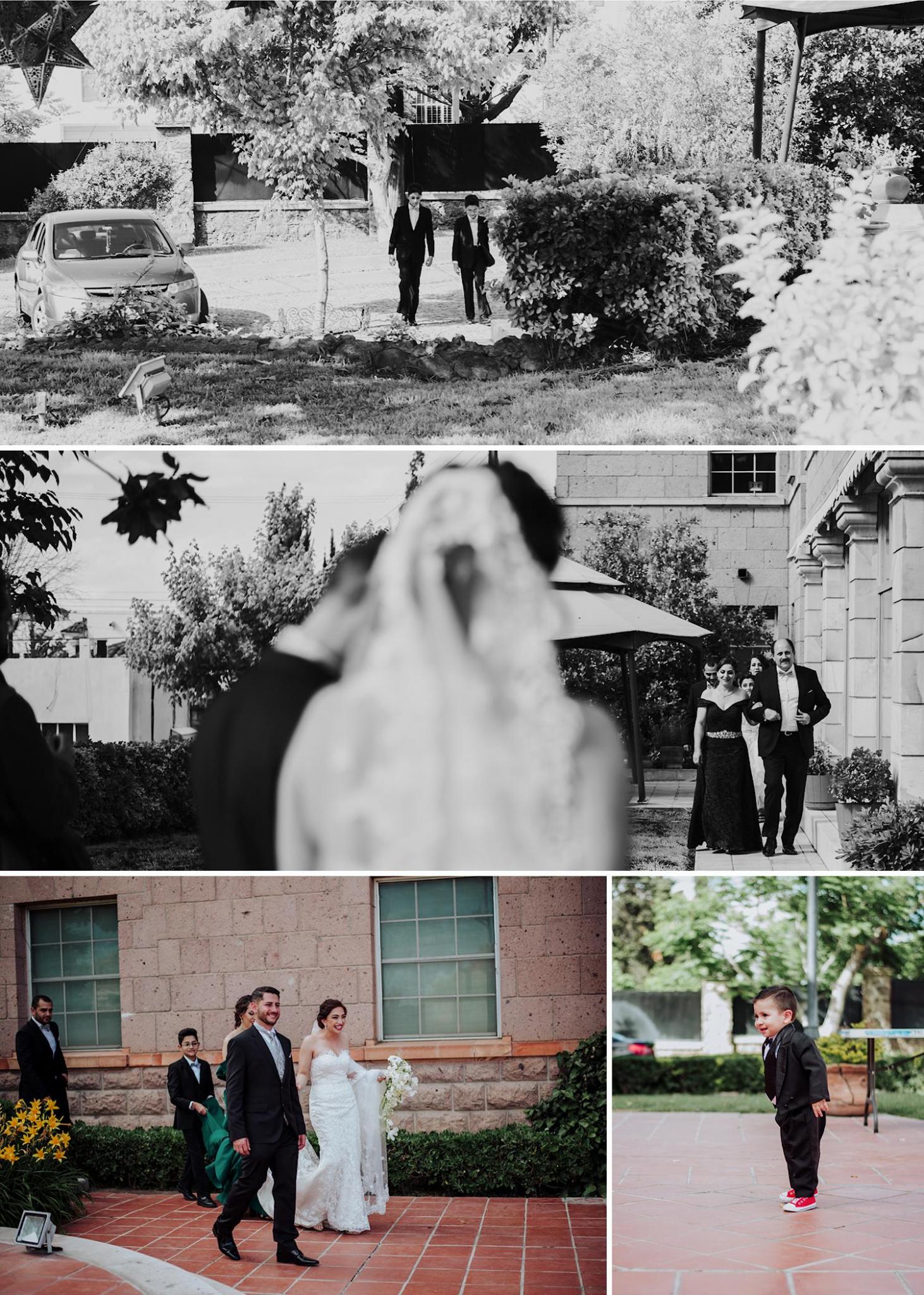 boda al aire libre, boda en jardin, boda en chihuahua, novios, fotos con la familia