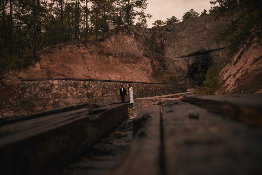 Postboda en barrancas del cobre creel , cusarare, arareko, divisadero.