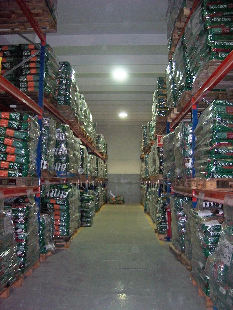 Racionalización de área de pallets 