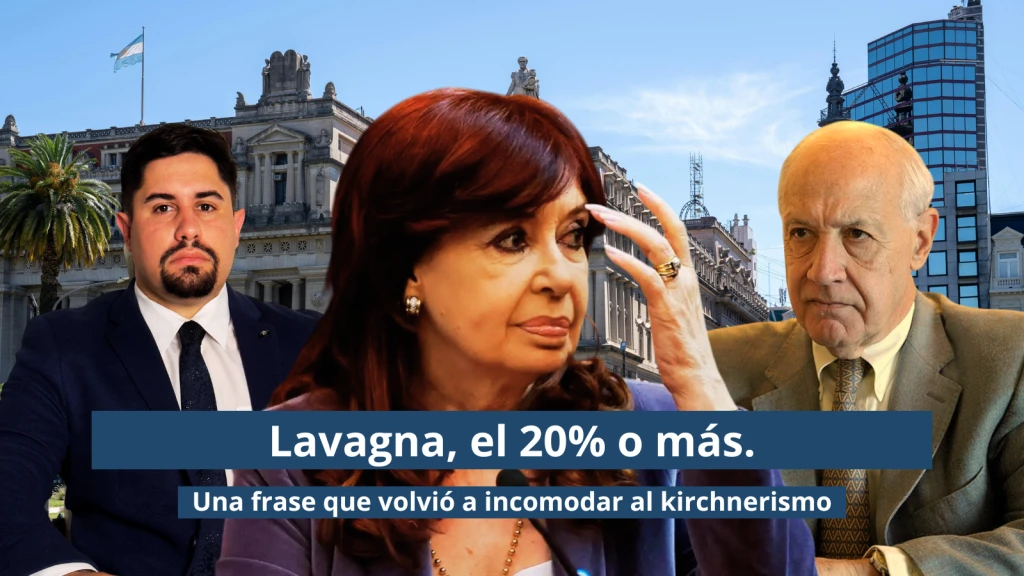 Lavagna, el 20% o más. Una frase que volvió a incomodar al kirchnerismo