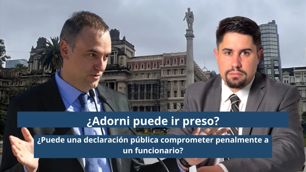 ¿Puede una declaración pública comprometer penalmente a un funcionario?