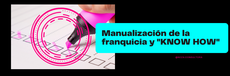 Manualización de la franquicia, para un perfecto desarrollo y buen manejo de la marca se estandarizan los procesos y know how.